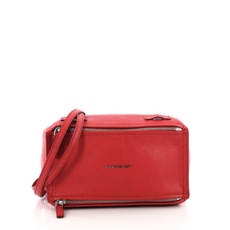 Givenchy Pandora Bag Leather Mini Red 3543801