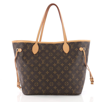 Louis Vuitton Neverfull Tote Monogram Canvas MM Brown 3546801