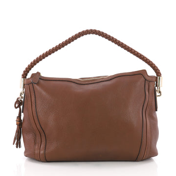 Gucci Bella Hobo Leather Medium Brown 3547304