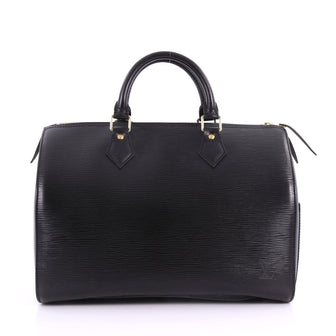 Louis Vuitton Speedy Handbag Epi Leather 30 Black 3548705