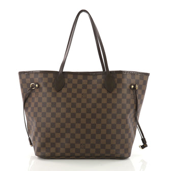 Louis Vuitton Neverfull Tote Damier MM Brown 3548711