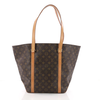 Louis Vuitton Shopping Sac Handbag Monogram Canvas MM