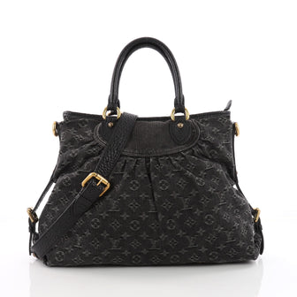 Louis Vuitton Neo Cabby Handbag Denim GM