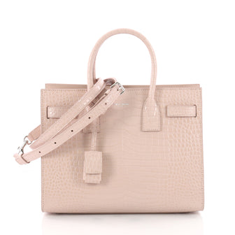 Saint Laurent Sac de Jour NM Handbag Crocodile Embossed 3549102