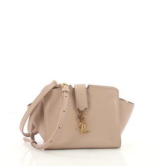  Saint Laurent Monogram Cabas Leather Toy Pink 3549502