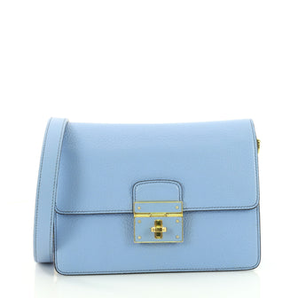 Dolce & Gabbana Rosalia Shoulder Bag Leather Blue 3549901