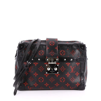 Louis Vuitton Petite Malle Soft Handbag Limited Edition Monogram Infrarouge GM
