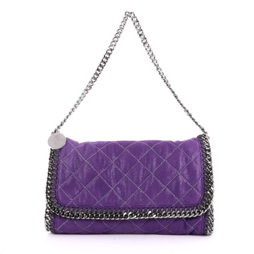 Stella McCartney Falabella Flap Bag Quilted Shaggy Deer 3550404