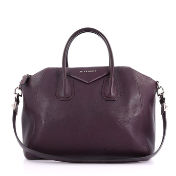 Givenchy Antigona Bag Leather Medium Purple 3550903