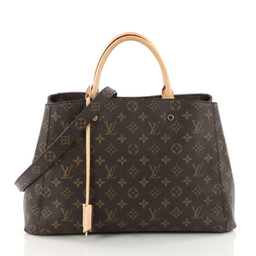 Louis Vuitton Montaigne Handbag Monogram Canvas GM - 35516/01 Brown