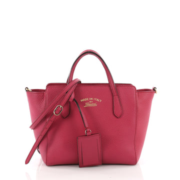 Gucci Swing Crossbody Bag Pebbled Leather Mini 3554807