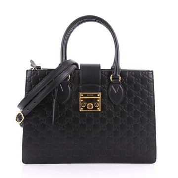 Gucci Padlock Convertible Tote Guccissima Leather Medium 3555103