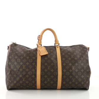Louis Vuitton Keepall Bag Monogram Canvas 55 Brown 3560603