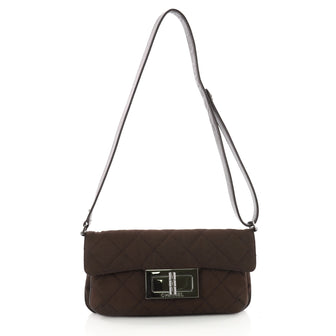 Chanel Giant Mademoiselle Lock Shoulder Bag Quilted 3561502