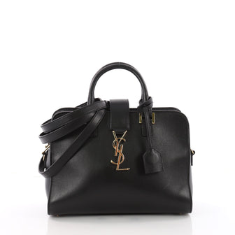 Saint Laurent Monogram Cabas Leather Baby Black 3561603