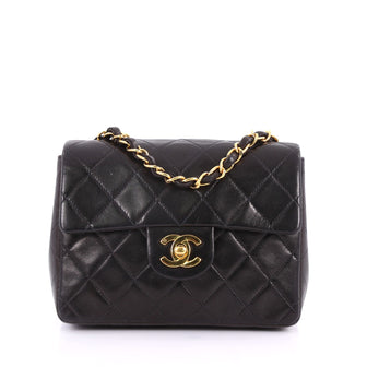 Chanel Vintage Square Classic Single Flap Bag Quilted 3561701