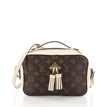 Louis Vuitton Saintonge Handbag Monogram Canvas with Leather Brown 3563303