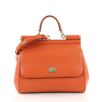 Dolce & Gabbana Miss Sicily Handbag Leather Medium 3563503