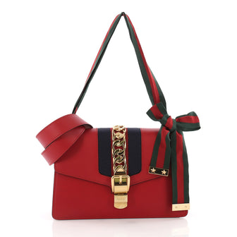 Gucci Sylvie Shoulder Bag Leather Small 3564202