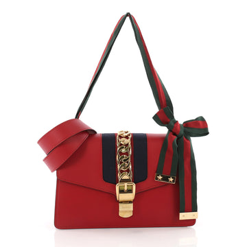 Gucci Sylvie Shoulder Bag Leather Small 3564202