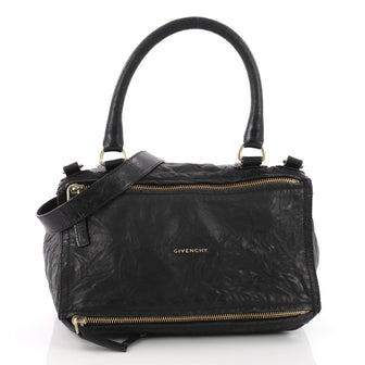 Givenchy Pandora Bag Distressed Leather Medium Black 3564702