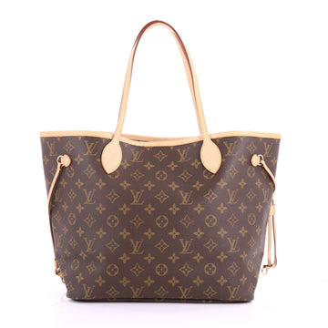 Louis Vuitton Neverfull Tote Monogram Canvas MM Brown 3564903