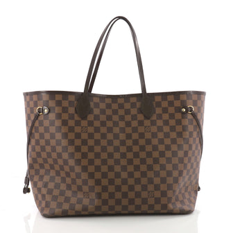 Louis Vuitton Neverfull NM Tote Damier GM Brown 3566201