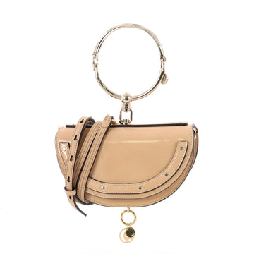 Chloe Nile Crossbody Bag Patent Mini Neutral 3566402