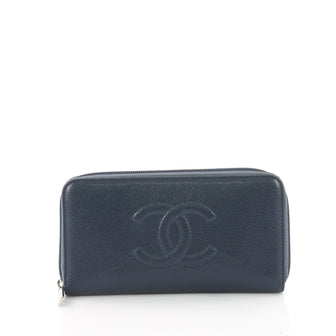  Chanel Timeless CC Zipped Wallet Caviar Long Black 3567002