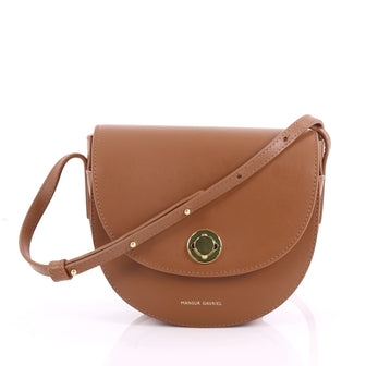 Mansur Gavriel Saddle Bag Leather Mini - Designer Handbag - Rebag