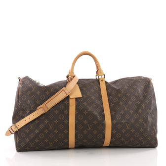 Louis Vuitton Keepall Bandouliere Bag Monogram Canvas 60 Brown 3567602