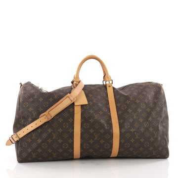 Louis Vuitton Keepall Bandouliere Bag Monogram Canvas 60 Brown 3567602
