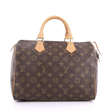 Louis Vuitton Speedy Handbag Monogram Canvas 30