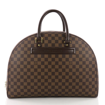 Louis Vuitton Nolita Handbag Damier 24 Heures Brown 3567613