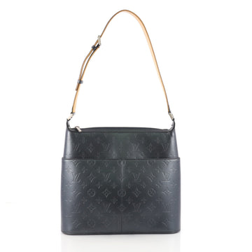 Louis Vuitton Mat Sutter Bag Monogram Vernis Blue 3567614