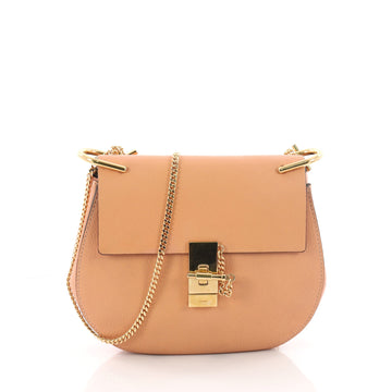 Chloe Drew Crossbody Bag Leather Small Pink 3567619