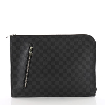 Louis Vuitton Poche Documents Damier Graphite Gray 3567631