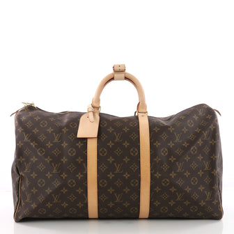 Louis Vuitton Keepall Bag Monogram Canvas 55 Brown 3567634