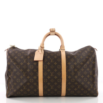 Louis Vuitton Keepall Bag Monogram Canvas 55 Brown 3567634