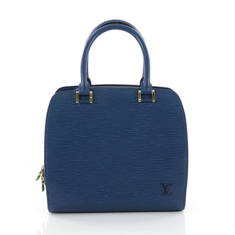 Louis Vuitton Pont Neuf Handbag Epi Leather PM Blue 3567635
