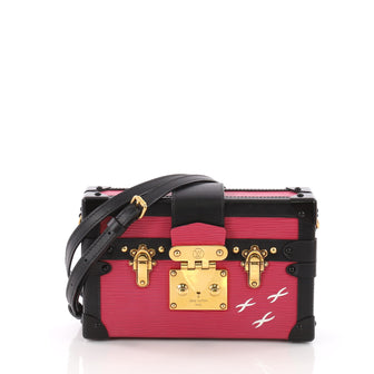 Louis Vuitton Petite Malle Handbag Epi Leather Pink 3567703