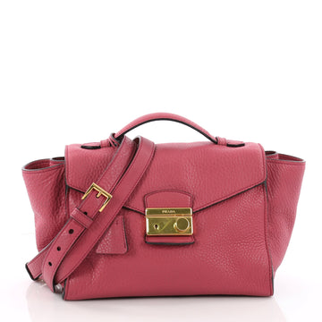 Prada Pattina Convertible Shoulder Bag Vitello Daino 3569103