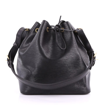 Louis Vuitton Petit Noe Handbag Epi Leather Black 3569503