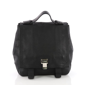 Proenza Schouler Courier Backpack Leather Small Black 3569601