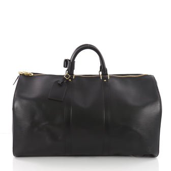 Louis Vuitton Keepall Bag Epi Leather 50 Black 3569803