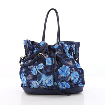 Louis Vuitton Noefull Handbag Ikat Nylon MM