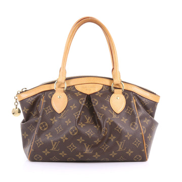 Louis Vuitton Tivoli Handbag Monogram Canvas PM Brown 3572901
