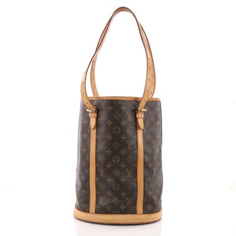Louis Vuitton Bucket Bag Monogram Canvas GM Brown 3573301
