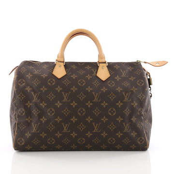 Louis Vuitton Speedy Handbag Monogram Canvas 35