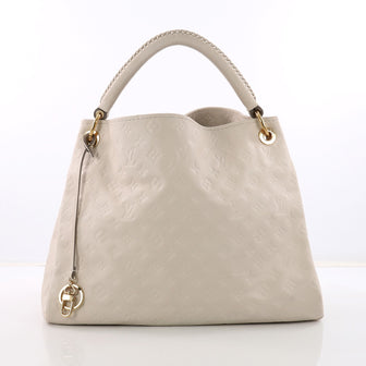 Louis Vuitton Artsy Handbag Monogram Empreinte Leather White 3573406